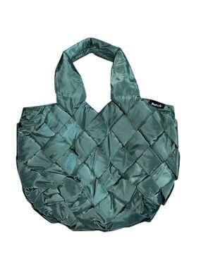 Punch Australia Green Padded Nylon Woven Shoulder Bag